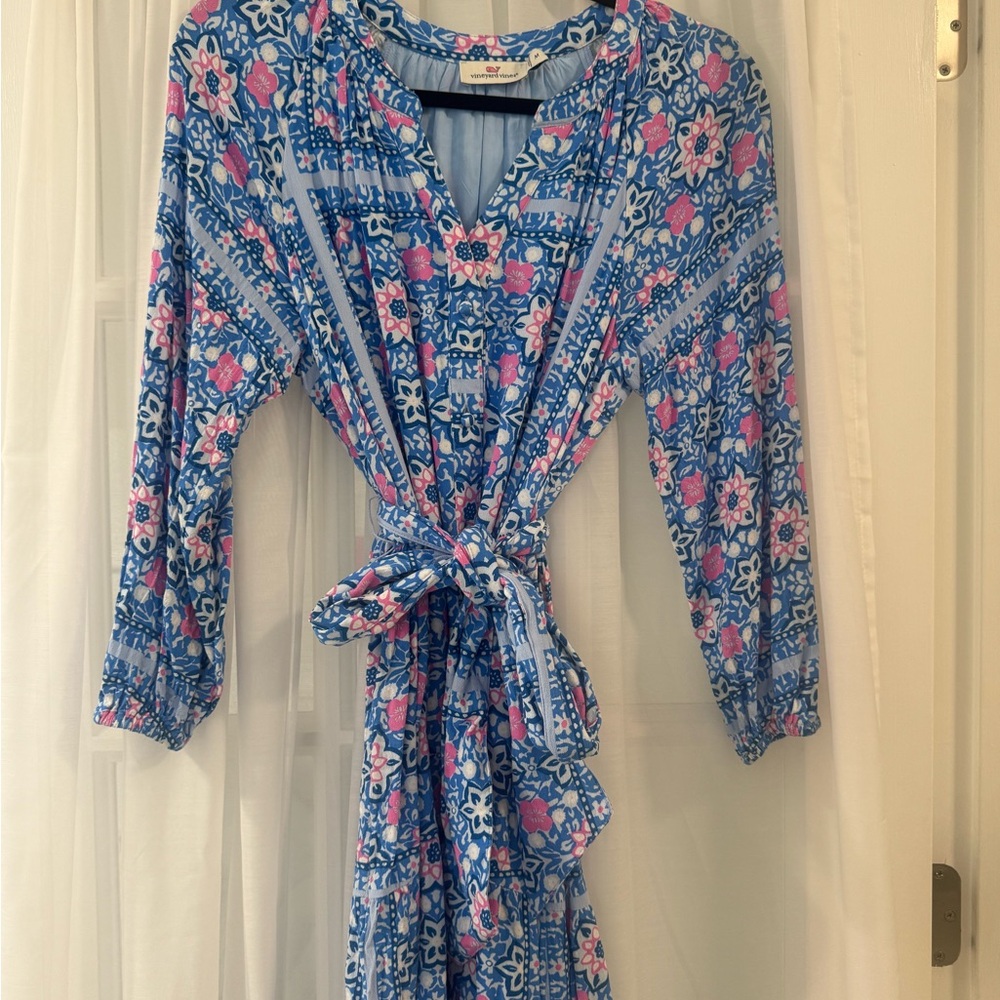 gorgeous Vineyard Vibes tie dress